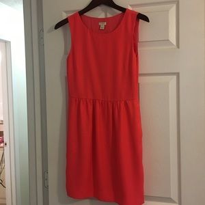 J Crew coral dress